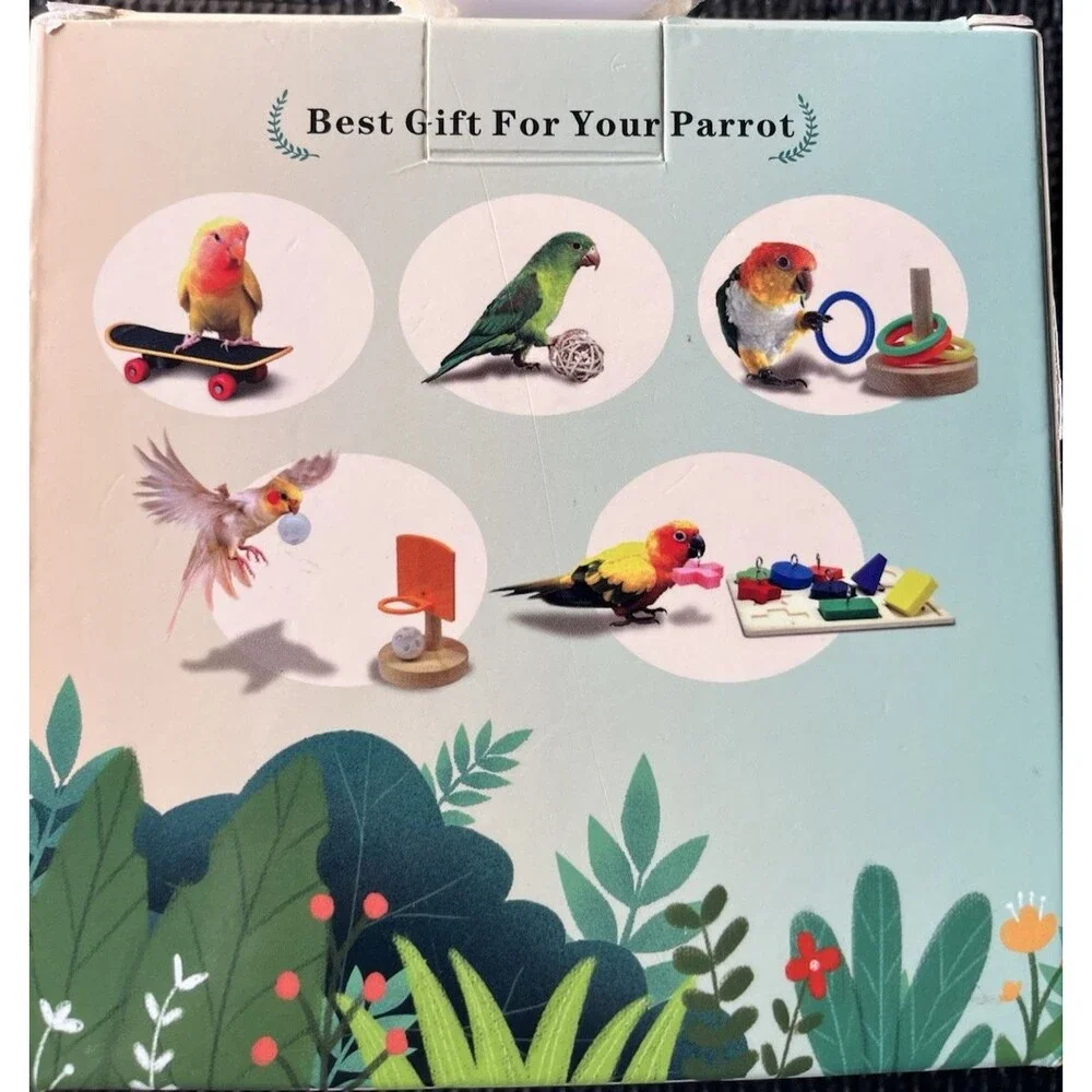 Bird Toys For Parakeets, 5pcs Parrot Toys Set